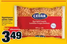 Super C légumineuses sèches Cedar | Cedar dried legumes offer