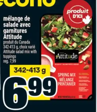 Super C mélange de salade avec garnitures Attitude | Attitude salad mix with toppings offer