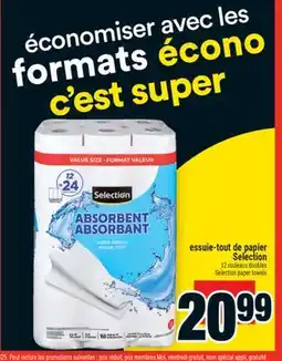Super C essuie-tout de papier Selection offer