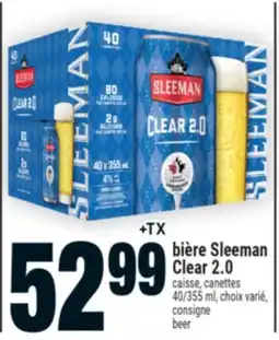 Super C bière Sleeman Clear 2.0 offer