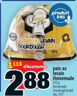 Super C pain au levain Homemade | Homemade sourdough bread offer