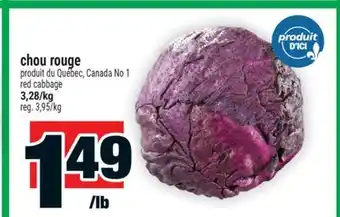Super C chou rouge | red cabbage offer
