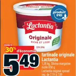 Super C tartinade originale Lactantia | Lactantia original spread offer