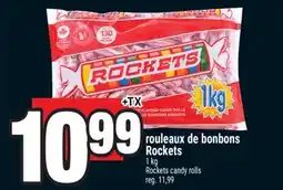 Super C rouleaux de bonbons Rockets | Rockets candy rolls offer