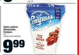 Super C dattes entières dénoyautées Compass offer