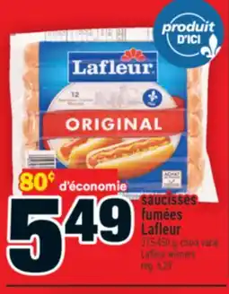 Super C saucisses fumées Lafleur | Lafleur wieners offer