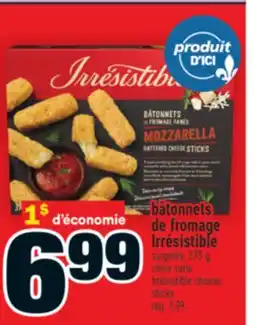Super C de fromage Irrésistible | Irrésistible cheese sticks offer