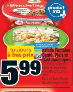 Super C SALADE FONTAINE SANTÉ, PLAISIRS GASTRONOMIQUES | GASTRONOMIQUES SALAD offer