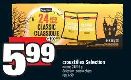 Super C croustilles Selection nature | Selection potato chips offer