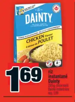 Super C riz instantané Dainty | Dainty instant rice offer