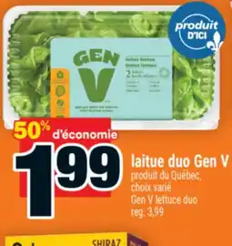Super C laitue duo Gen V | Gen V lettuce duo offer