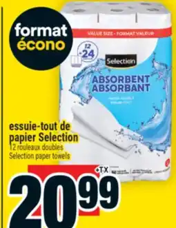 Super C essuie‑tout de papier Selection | Selection paper towels offer