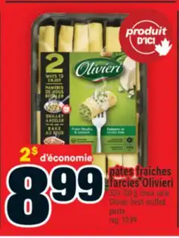Super C pâtes fraîches farcies Olivieri | Olivieri fresh stuffed pasta offer