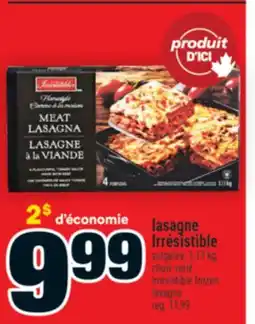 Super C lasagne Irrésistible | lasagna offer