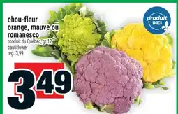 Super C chou-fleur orange, mauve ou romanesco | cauliflower offer
