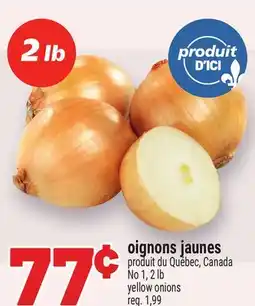 Metro OIGNONS JAUNES | YELLOW ONIONS offer