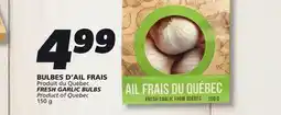 IGA FRESH GARLIC BULBS offer