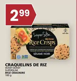 Rachelle-Bery Grocery SUPERSLIM RICE CRACKERS offer