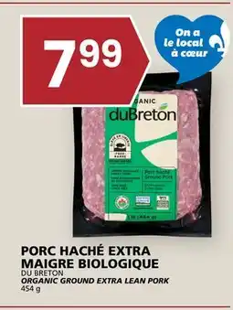 Rachelle-Bery Grocery DU BRETON ORGANIC GROUND EXTRA LEAN PORK offer