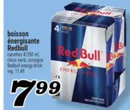 Marché Richelieu REDBULL ENERGY DRINK | BOISSON ÉNERGISANTE REDBULL offer