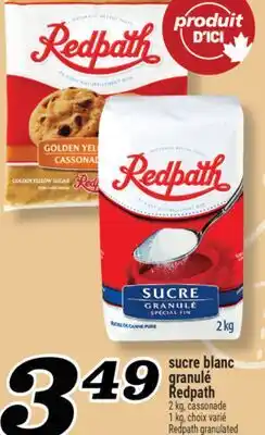 Marché Richelieu SUCRE BLANC GRANULÉ REDPATH | REDPATH GRANULATED WHITE SUGAR offer