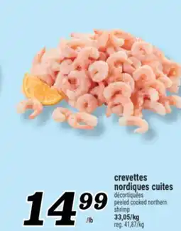 Marché Richelieu CREVETTES NORDIQUES CUITES | PEELED COOKED NORTHERN SHRIMP offer