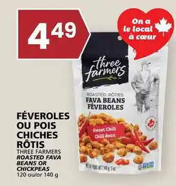 Rachelle-Bery Grocery THREE FARMERS ROASTED FAVA BEANS OR CHICKPEAS offer