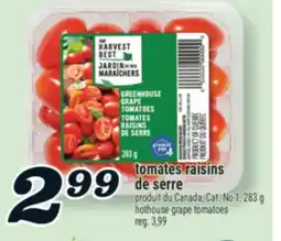 Marché Richelieu HOTHOUSE GRAPE TOMATOES | TOMATES RAISINS DE SERRE offer
