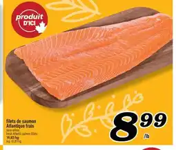 Marché Richelieu FILETS DE SAUMON ATLANTIQUE FRAIS SANS ARÊTES | FRESH ATLANTIC SALMON FILLETS offer