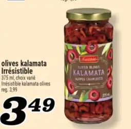 Marché Richelieu KALAMATA IRRÉSISTIBLE | IRRÉSISTIBLE KALAMATA OLIVES offer