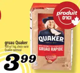 Marché Richelieu GRUAU QUAKER | QUAKER OATMEAL offer