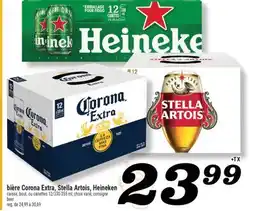 Marché Richelieu BIÈRE CORONA EXTRA, STELLA ARTOIS, HEINEKEN | BEER offer