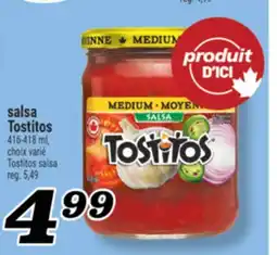 Marché Richelieu SALSA TOSTITOS | TOSTITOS SALSA offer