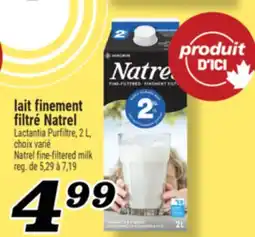 Marché Richelieu LAIT FINEMENT FILTRÉ NATREL | NATREL FINE-FILTERED MILK offer