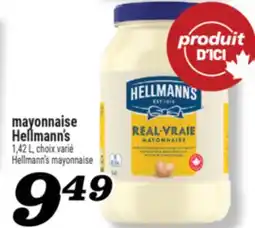 Marché Richelieu MAYONNAISE HELLMANN'S | HELLMANN'S MAYONNAISE offer