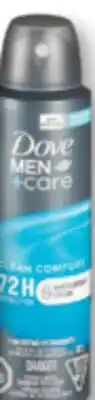 Familiprix DOVE MEN CARE, Selected anti-perspirants offer