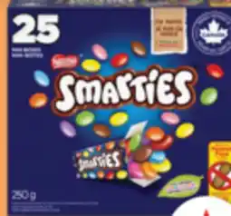 Familiprix NESTLÉ Assorted mini bars and candies or Aero Mini bars Smarties, Candies, 25units offer