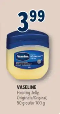 Familiprix VASELINE, Healing Jelly, Original, 50 g or 100 g offer