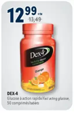 Familiprix DEX-4 Glucose Fast acting glucose, 50tablets offer