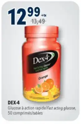 Familiprix DEX-4 Glucose Fast acting glucose, 50tablets offer