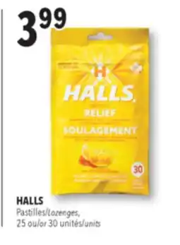 Familiprix HALLS, Lozenges, 30 units offer