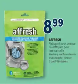 Familiprix AFFRESH, Washing machine cleaner or dishwasher cleaner, 3 tablets offer
