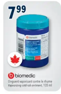 Familiprix BIOMEDIC, Vapourizing Cold Rub Ointment, 135 ml offer