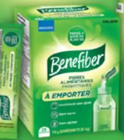 Familiprix BENEFIBER, Prebiotic dietary fibre, On the go, 28 sticks x 4 g offer