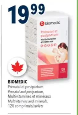 Familiprix BIOMEDIC,Prenatal and postpartum, Multivitamins and minerals, 120 tablets offer