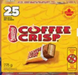 Familiprix NESTLÉ, Assorted mini bars and candies, Coffee Crisp 25 units offer