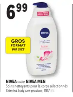 Familiprix Nivea body wash cream Rose & Almond Oil 887ml offer