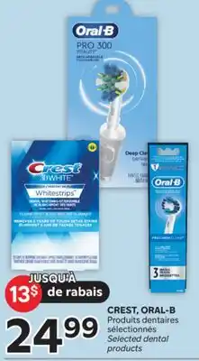 Brunet CREST, ORAL-B Produits dentaires sélectionnés offer