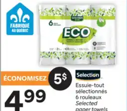 Brunet SELECTION, SELECTION ECO Essuie-tout sélectionnés offer