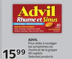 Brunet ADVIL Pour aider à soulager les symptômes dub rhume et de la grippe offer